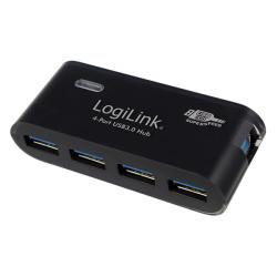 USB Хъб USB HUB 4xUSB3.0, Ext. power, LogiLink UA0170