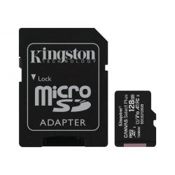 SD/флаш карта KINGSTON 128GB Micro SD HC Card Class 10 Canvas Select Plus, с адаптер, SDCS2-128GB