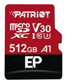 SD/флаш карта Patriot EP Series 512GB Micro SDXC V30