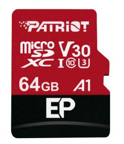 SD/флаш карта Patriot EP Series 64GB Micro SDXC V30