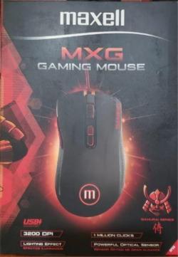 Мишка MAXELL Samurai MXG GA-MOWR-MHG, ILLUMINATED, Оптична, Кабел, USB, Черен