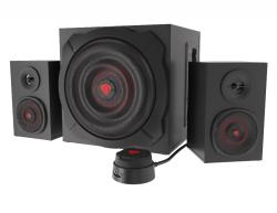 Озвучителна система Genesis Speakers Helium 610BT 60W Rms 2.1 Black Wired Remote Control