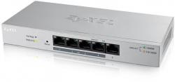 Комутатор/Суич ZyXEL GS-1200-5HPV2, Web Managed, Gigabit, PoE