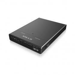 Кутия/Чекмедже за HDD Raidsonic IB-2812CL-U3 :: Докинг станция за 2 x M.2 SATA SSD, USB 3.0, UASP