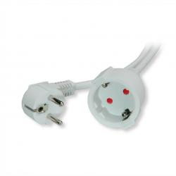 ROLINE 19.99.1178 :: VALUE захранващ кабел, удължителен, Schuko,бял, 10м