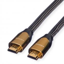 Кабел/адаптер ROLINE 11.04.5804:: Ultra HD 4К PREMIUM HDMI кабел + Ethernet, M-M, 4.5 м