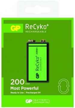 Батерия Акумулаторна Батерия GP R22 8.4V 200mAh RECYKO 20R8HN-GB1 NiMH 1бр. в опаковка GP