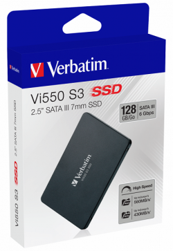 Хард диск / SSD Verbatim Vi550 - solid state drive - 128 GB - SATA 6Gb-s