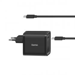 Принадлежност за смартфон Зарядно HAMA Universal, 220V, 5-20V-45W, USB-C, Power Delivery