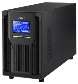 Непрекъсваемо захранване (UPS) FSP Group Champ Tower, 1000VA/900W, Оn-line/Double Conversion, LCD, 3x IEC C13