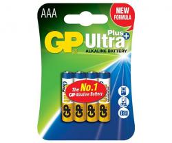 Батерия Алкална батерия GP ULTRA PLUS LR03 AAA -4 бр. в опаковка- блистер 1.5V