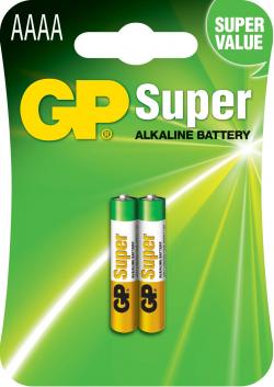 Батерия Алкална батерия GP 1.5V AAAA LR61- 2бр. в опаковка GP