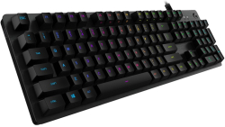 Геймърска механична клавиатура Logitech G512 GX Brown TACTILE, Romer-G суичове