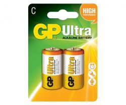 Батерия Алкална батерия GP ULTRA LR14 -2 бр. в опаковка- 1.5V