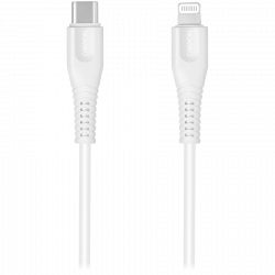 Кабел/адаптер CANYON Type C Cable To MFI Lightning for Apple, PVC Mouling, 1.2m, 0.026kg, White