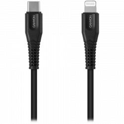 Кабел/адаптер CANYON Type C Cable To MFI Lightning for Apple, PVC Mouling, Function