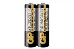 Цинк карбонова батерия GP SUPERCELL, 15PL-S2, R6, 2 бр. в опаковка - shrink, 1.5V
