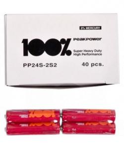 Батерия Цинк карбонова батерия GP R6 PEAKPOWER, PP-S2, 2 бр. в опаковка - shrink, 1.5V