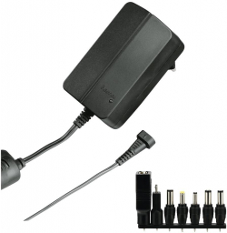 Захранване за лаптоп Адаптер HAMA Eco, AC-DC 2250mAh 3-12V, 27W, Черен