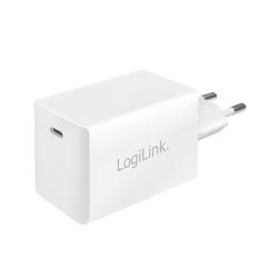 Мрежов аксесоар USB-C Charger 1x, 3A, 60W, GAN, Logilink PA0229