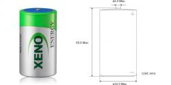 Батерия Литиево тионил хлоридна батерия XENO R20 19Ah XL205-STD -с пъпка- XENO
