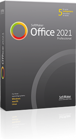 Софтуер SoftMaker Office Proffesional 2021 for Windows- електронен лиценз за 15 бр. потребителя