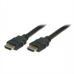 Кабел/адаптер ROLINE S3703-10 :: HDMI Ultra HD кабел + Ethernet, M-M, черен цвят, 5.0 м