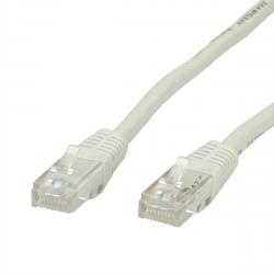 Медна пач корда ROLINE S1415-25 :: UTP Patch кабел Cat.5e (Class D), бежов цвят, 15.0 м