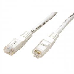 Медна пач корда VALUE 21.99.1566 :: UTP Patch кабел, Cat.6 (Class E), бял цвят, 5.0 м