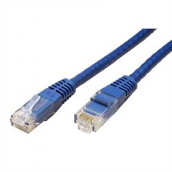 Медна пач корда VALUE 21.99.1534 :: UTP Patch кабел, Cat.6 (Class E), син цвят, 1.0 м