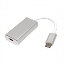 Кабел/адаптер ROLINE 12.03.3225 :: Type C - Mini DisplayPort адаптер, v1.2, M-F