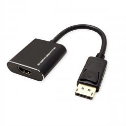 ROLINE 12.03.3164 : DisplayPort-HDMI адаптер, 4K,60Hz,DP v1.4,DP M-HDMI F