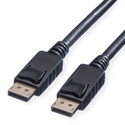 Кабел/адаптер VALUE 11.99.5765 :: DisplayPort кабел, DP-DP, LSOH, M-M, черен, 7.5 м