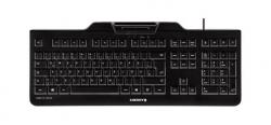 Клавиатура Жична клавиатура CHERRY KC 1000 SC, черна, с четец