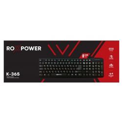 Клавиатура Keyboard Roxpower K-365, Черна