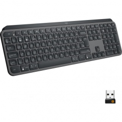 Клавиатура Безжична клавиатура Logitech MX Keys, Graphite