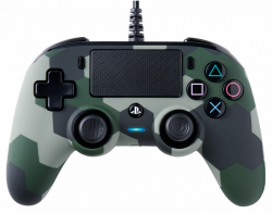 Мултимедиен продукт Жичен геймпад Nacon Wired Compact Controller Camo Green, Зелен