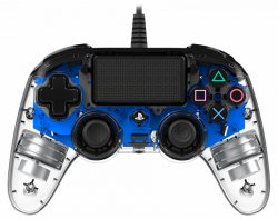 Мултимедиен продукт Жичен геймпад Nacon Wired Illuminated Compact Controller Blue, Син