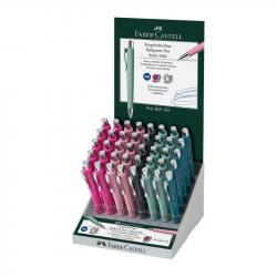 Канцеларски продукт Faber-Castell Химикалка Poly Ball XB, автоматична, 40 броя в дисплей