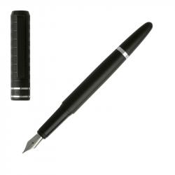 Hugo Boss Писалка Level Structure, в кутия, черна