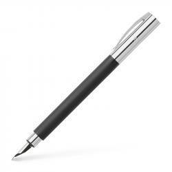 Канцеларски продукт Faber-Castell Писалка Ambition, скъпоценна смола, M, черна