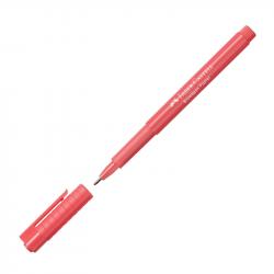 Канцеларски продукт Faber-Castell Тънкописец 1554, пастелен, 0.8 mm, оранжево-розов