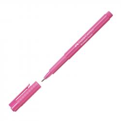 Канцеларски продукт Faber-Castell Тънкописец 1554, пастелен, 0.8 mm, лилаво-розов