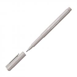 Канцеларски продукт Faber-Castell Тънкописец 1554, пастелен, 0.8 mm, сив
