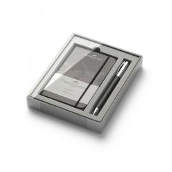 Faber-Castell Комплект Ambition, химикалка и тефтер, A6, черен