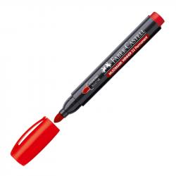 Канцеларски продукт Faber-Castell Перманентен маркер Winner 52, объл, червен