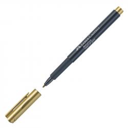 Канцеларски продукт Faber-Castell Маркер, объл, 1.5 mm, металик, златист