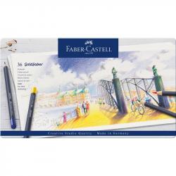 Канцеларски продукт Faber-Castell Цветни моливи Goldfaber, 36 цвята, в метална кутия