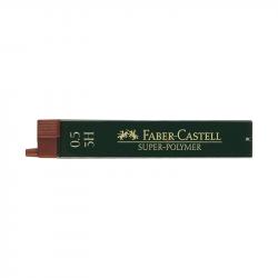 Канцеларски продукт Faber-Castell Мини графити Super-Polymer, 0.5 mm, 3H, 12 броя