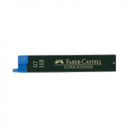 Канцеларски продукт Faber-Castell Мини графити Super-Polymer, 0.7 mm, HB, 12 броя